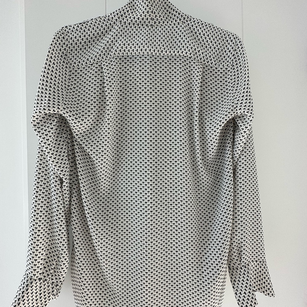 Women’s blouse with small heart patterns